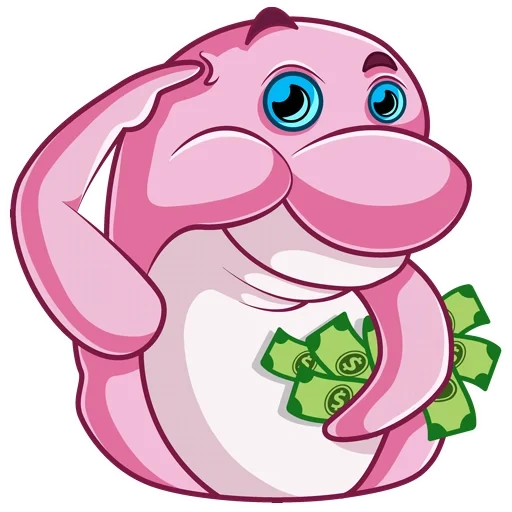 pinky, mignon, éléphant rose, hippopotame rose