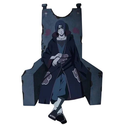 итачи троне, itachi akatsuki, итачи учиха троне, итачи сидит троне, itachi uchiha троне