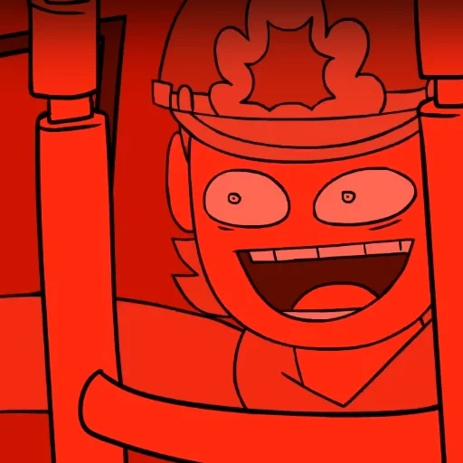 anime, human, tord robot, eddsworld robot tord, tord eddsvorld giant robot