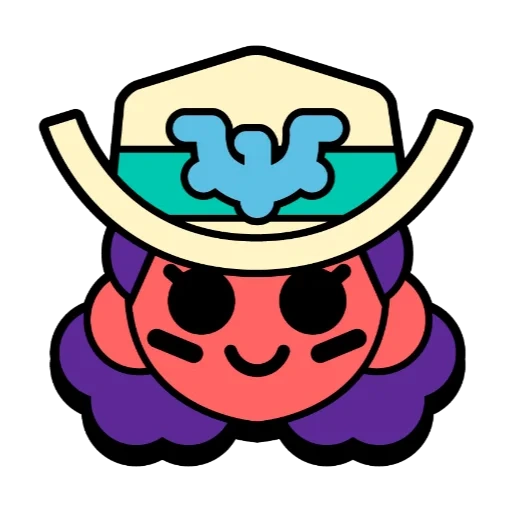 meg braval, brawl stars, plum fighting star, brawl stars pins