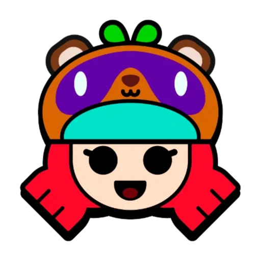 brawl stars, brawl stars pins, icono brawl stars, estrella curva de ceja