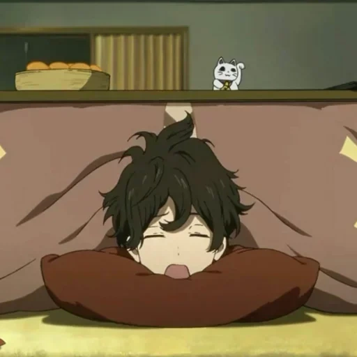 immagine, anime hyouka, oreki hotaaro, weekend anime, khotaro oreks sole