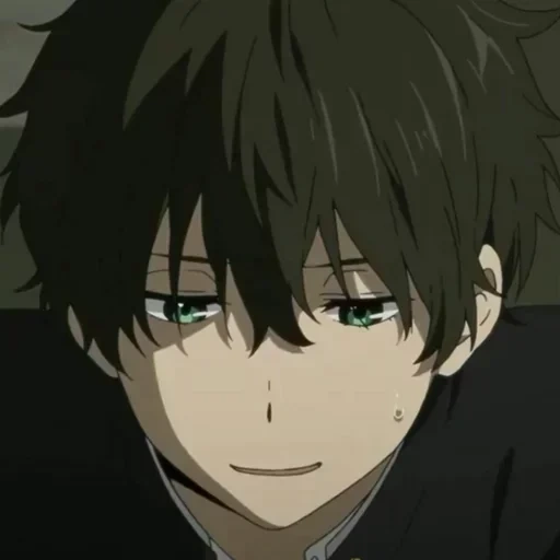 picture, anime guys, oreki hotaro, anime boys, anime art boys