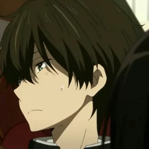 picture, anime guys, oreki hotaro, hyka subtitles, anime hek subtitra