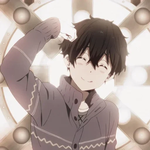 picture, khotaro orek, keito kun anime, khotaro oreki anime, khotaro oreki anime arta