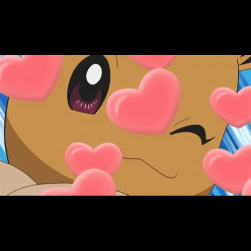 animação, pokemon, o lendário bebê mágico, pokemon picachu buniri, motivo do coração do pokemon