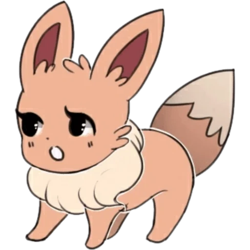 eevee, покемон, pokemon eevee, покемоны милые, милые рисунки покемонов