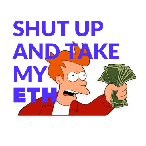 shut up and take my money, shut up and take my money meme, fry shut up and take my money, shut up and take my money postcard, futurama shut up and take my money