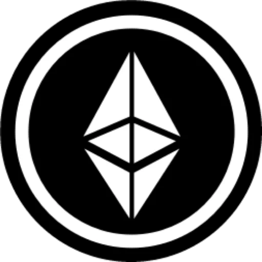 ethereum, logo ethereum, emblema ethereum, logo ethrio eth, icona della criptovaluta di verge
