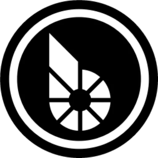 bitshares, el icono de la rueda, icono vectorial, la rueda es símbolo, el icono de la rueda