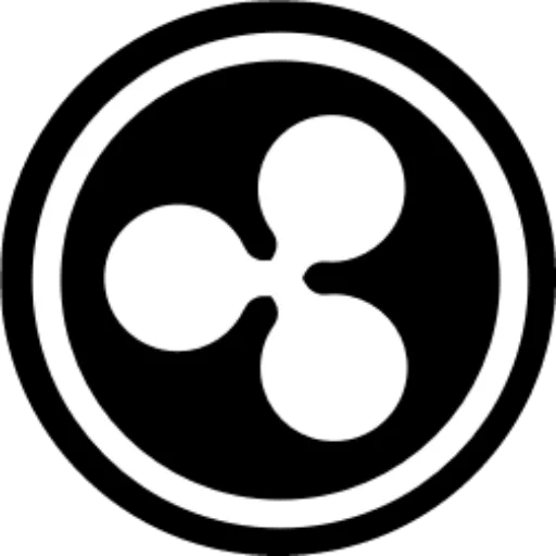 íconos, íconos, signo de ripl, ondulación xrp, icono xrp