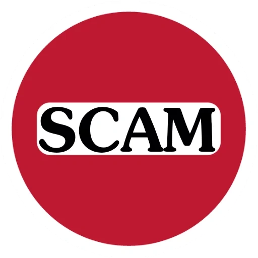 scam, logo, texto, sinal, banda scam