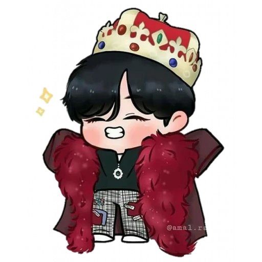 bts arty, bts chibi, bts fanart, chong gu ke red cliff, kim tae-heng red cliff 2020