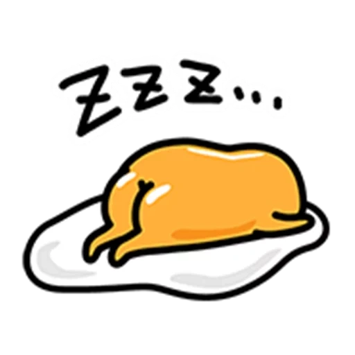 bourdonnement, gudetama, œuf de hudetama, egg paresseux bourdonnant