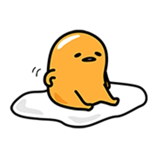 bourdonnement, gudetama, œuf de hudetama, jaune de buzza, gudatama jaune