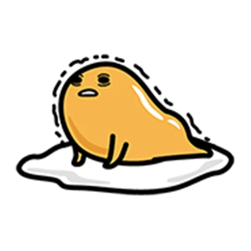 gudetama, bourdonnement, présentations de hudetam, egg paresseux bourdonnant