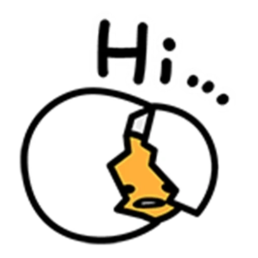 icons, gudetama, gooddama, paper