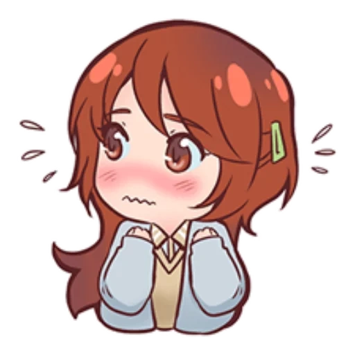 chibi, image, ochako chibi, shiri chibi, personnages d'anime