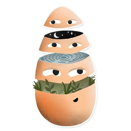 des œufs, œuf avec les yeux, aik broflovsky, oeuf du southern park