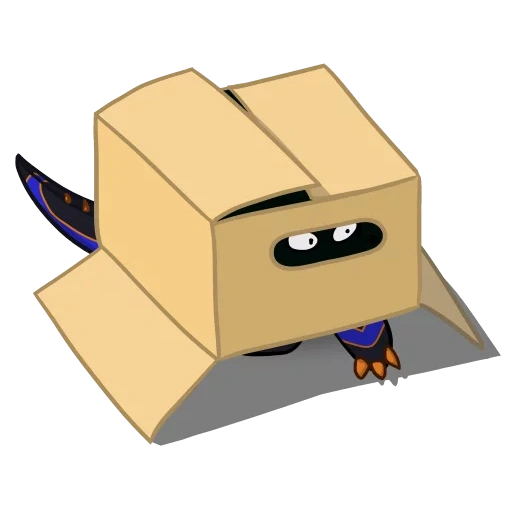 box, people, eye drawer, cartoon paper, carton