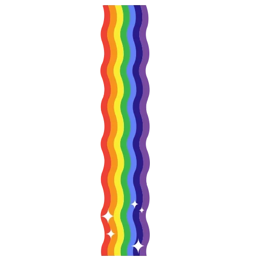 arcoíris, arcoíris, tira del arcoiris, dibujo ondulado, un arco iris ondulado y ondulado