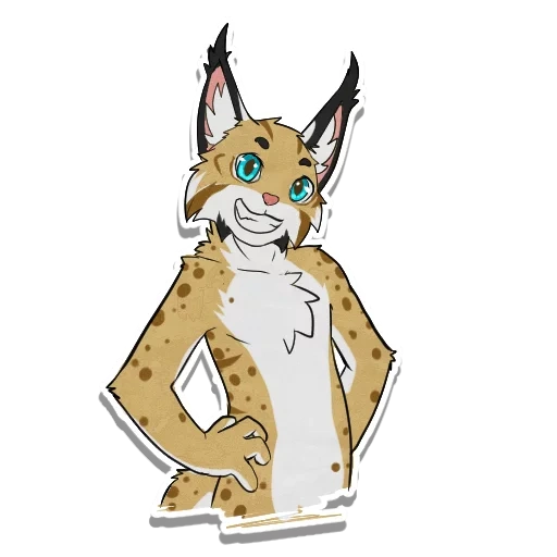 lynx, rusa furson, furson cheetah, kartun lynxes, gaun furri lynx