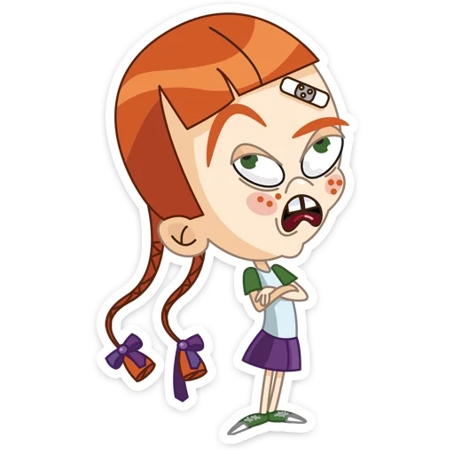 yegoza, sticker, fictional character