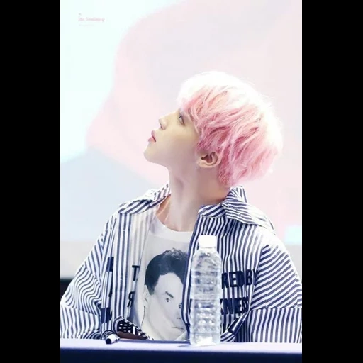 jimin bts, bangtan boys, esthétique qimin bts, cheveux roses chi min, pastel esthétique bts