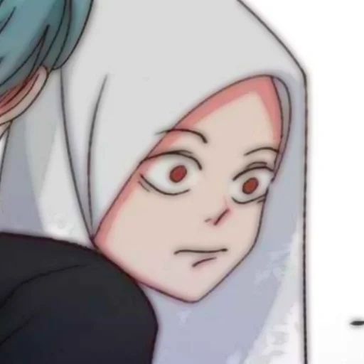 anime, anime, gadis anime, anime muslim, sekolah menengah pertama