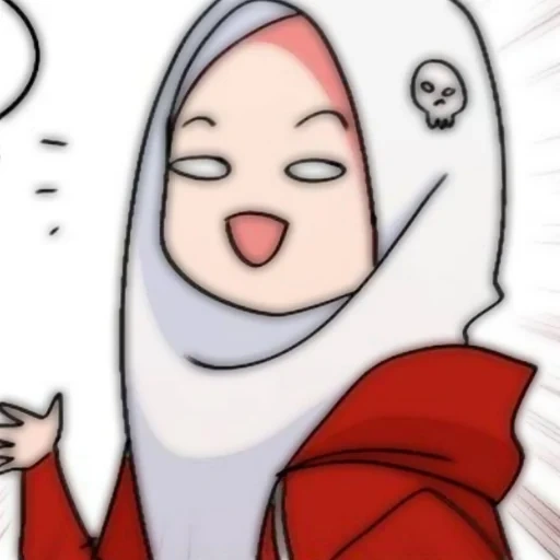 asia, anime, manusia, wanita muda, anime hijab sakura