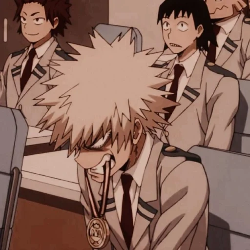 bakugo, bakougou, bakugou katsuki, mon académie héroïque, médaille de katsuki bakugou