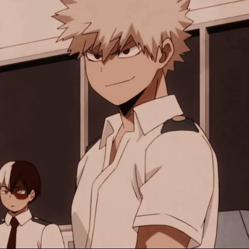 bakugo, fruta branca, shengmu bagugou, bakugou katsuki, shengmu baqigou sorri