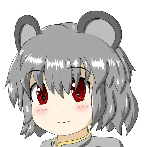 la parete rossa, nazrin, idee per anime, anime carino, personaggio di anime