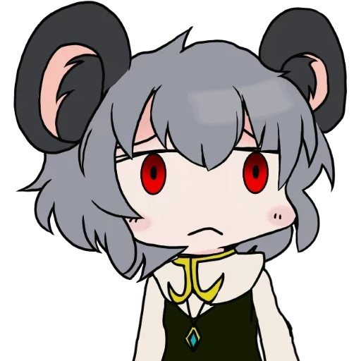 chibi, anime, nazrin, beberapa anime, anime chibi