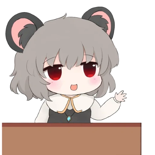 nyn 姉貴, anime, un anime, chibi nazrin, personnages d'anime