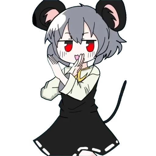 red cliff, red cliff animation, nasrin red cliff, nazrin touhou, cartoon characters