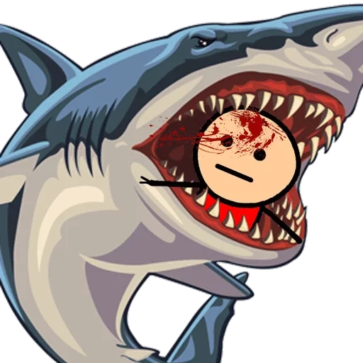 акула, злая акула, акула акула, акула шарки, злая акула иллюстрации