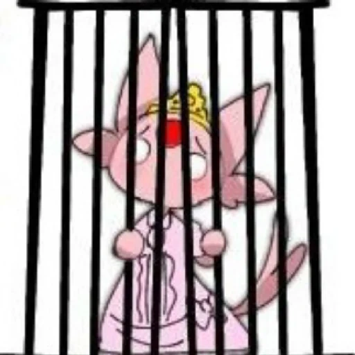 anak babi, manusia, anak, ilustrasi, grille penjara