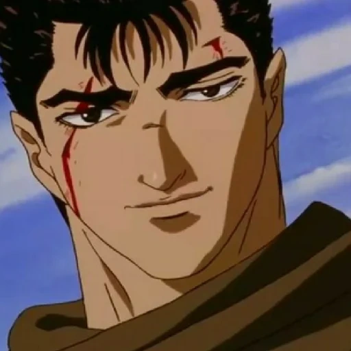 аниме, человек, guts 1997, гатс берсерк 1997, берсерк гриффит 1 сезон