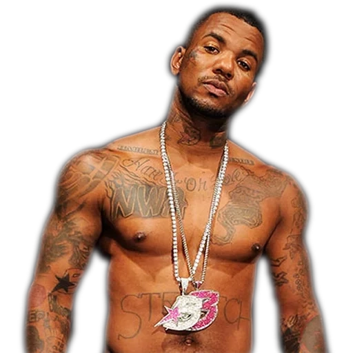 thug life, game rapper, the game rapper, game rap art, game rapper torso