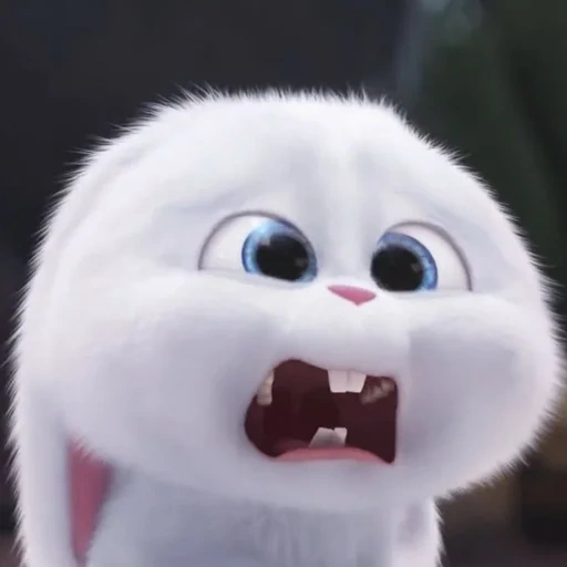 bola salju kelinci, snowball last life of pets, kehidupan terakhir pets rabbit snowball, rabbit snowball last last of pets 1, life of pets 2 rabbit snowball