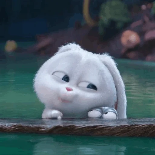 bola salju kelinci, kelinci hidup pets, secret life of pets 2, kehidupan terakhir snowball hewan peliharaan, sedikit kehidupan kelinci hewan peliharaan