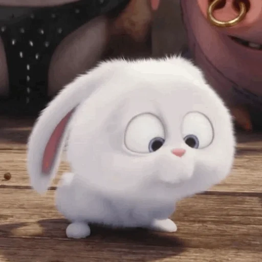 bola de neve de coelho, última vida de animais de estimação snowball, last life of pets de ball de snow, little life of pets rabbit, última vida de animais de estimação rabbit snowball