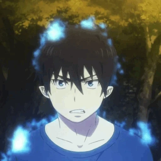 rin okumura, blauer exorzist, anime blue exorcist, blue exorcist rin screenshots, blauer exorzist rin okumura
