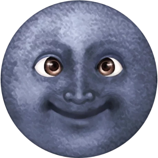 bulan, bulan ekspresi, smiley moon, emoji bulan tato, smiley moon face