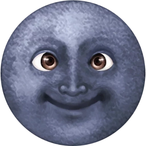 luna, emoji luna, luna sonriente, tatuaje luna emoji, cara de luna smilik