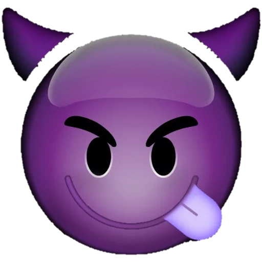 demônio emoji, demônio emoji, smiley é maldito, emoji chertik, smiley demon