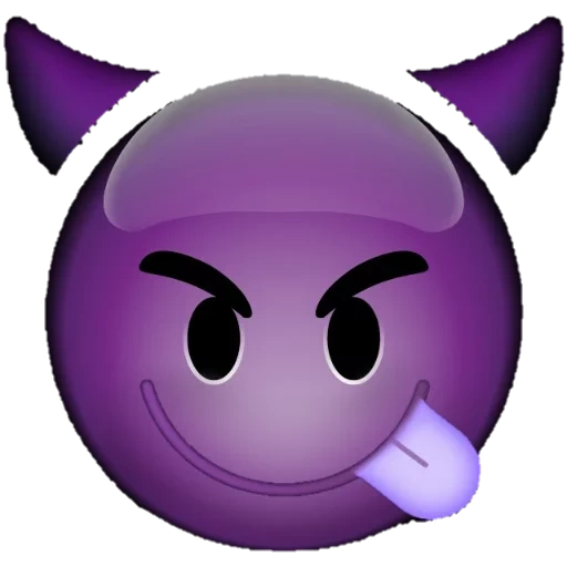 emoji dämon, emoji dämon, smiley ist verdammt, emoji chertik, smiley dämon