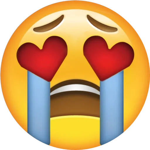 captura de tela, amor emoji, chorar amor emoji, leon chora emoji, smiley com corações com lágrimas