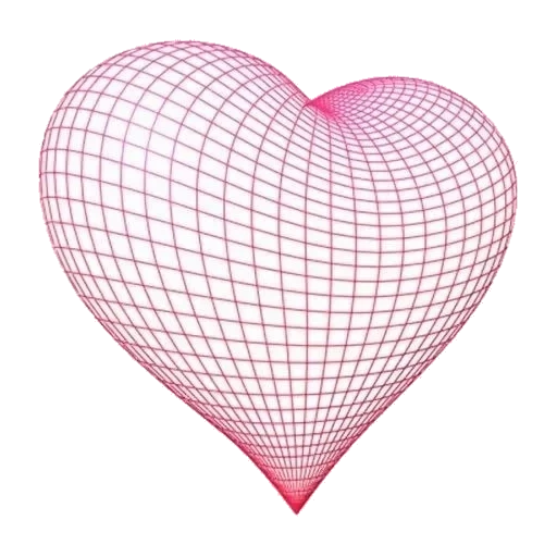 cœurs, sous la forme d'un cœur, modèle cardiaque, coeur heureux, illustration cardiaque
